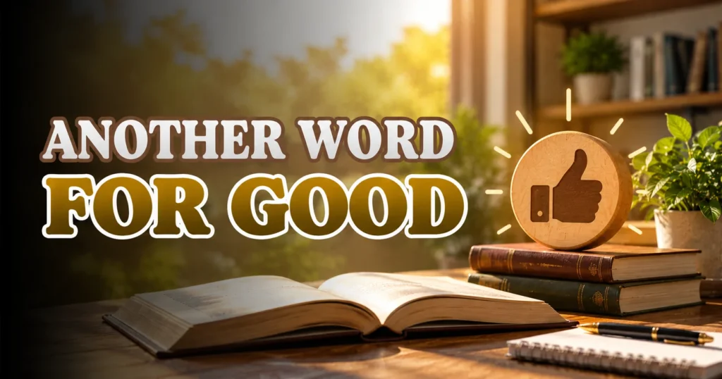 Another Word for Good