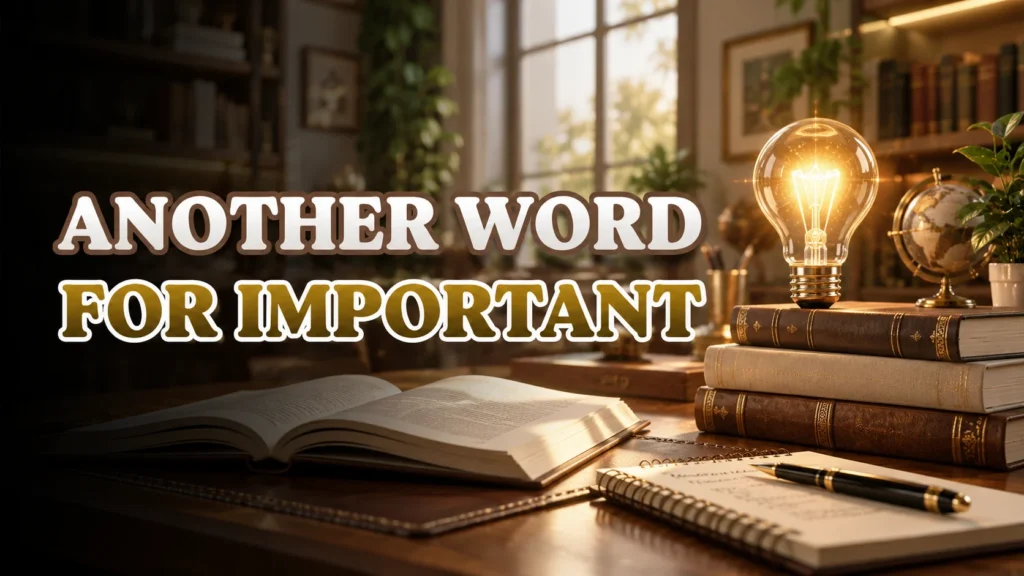 another word for important